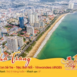 NHA TRANG | KDL CON SẺ TRE | TIỆC BAR NỔI | VINWONDERS