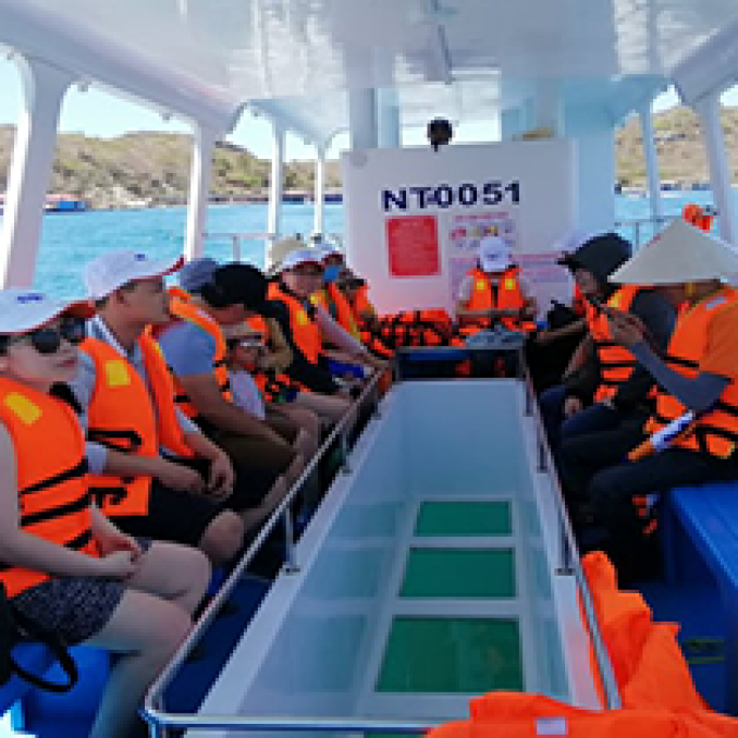 Nha Trang | Tàu Đáy Kính Ngắm San Hô | Con Sẻ Tre